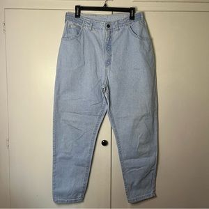 Vintage 90s Lee Relaxed Fit Mom Jeans Light Wash